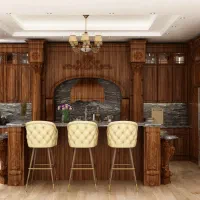 طراحی، ساخت، رنگ آمیزی و اجرای کابینت طرح های روز