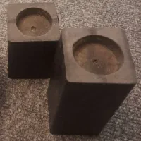 دو تا جا شمعی کوچیک چوبی رایگان