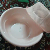 سبد و ابکش پلاستیکی