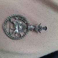 پلاک نقره شیر خورشید