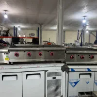 گریل روغنی گریل ذغالی ترکیبی کروم زیرگریل ۴کشو