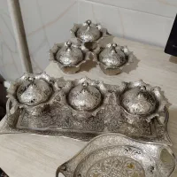 سینی و قندون ساخت ترکیه ، پارچ برنجی