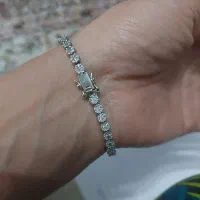 دستبند نقره تنیسی