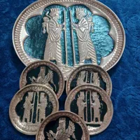 تابلو مسی عتیقه ۶ تیکه