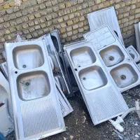 سینک تک قلو و دوقلو دسته دوم فروش تکی و کلی