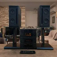 ضبط درسیستم صوتی خانگی JVC اصل ژاپن دو طبقه