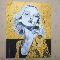 تابلو نقاشی شخصیت زن