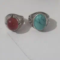 انگشتر  نقره  .