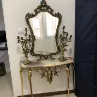 آیینه و شمعدان برنج
