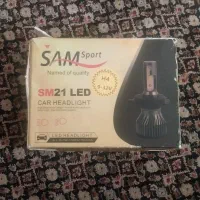 یک دست هدلایت نور سفید و زرد