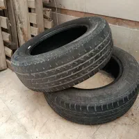 دو حلقه لاستیک 206 بارز کارکرده 185/65 R14 چهار خط