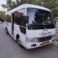 مینی بوس دربستی ایسوز 19نفر صندلی ها vip