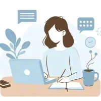 دعوت به همکاری منشی خانم برای عصر