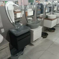 روشویی کابین تمام pvc رنگ بندی مختلف