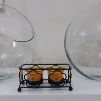 تنگ شیشه ای سایز بزرگ ضخیم