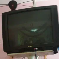 تلویزیون vestel قدیمی در حد نو با پایه سقفی