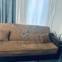 مبلمان بدنه آهنی تخت خواب شو،دارای باکس