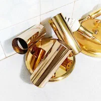 قاب ورساچه مهتابی و لوستر سقفی