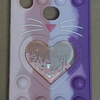 قاب گوشی a 10s در حد نو (مدل گربه ای)