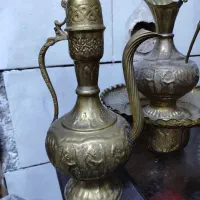فروش سماور و آفتابه لگن و گلاب پاس جنس برنج