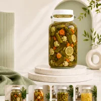 بانکه شیشه ای  ترشی و آبغوره