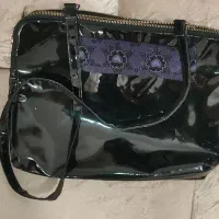 کیف مشکی براق