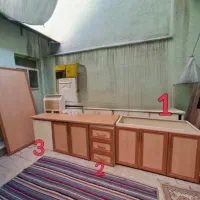 کابینت آشپزخانه بدنه فلزی با درب MDF سالم هود هدیه