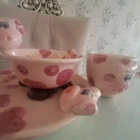 ست سرامیکی ظرف غذای کودک