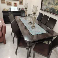 میز نهارخوری ۸ نفره با بوفه