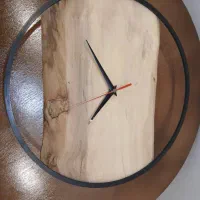 ساعت دیواری چوبی دست ساز بسیار زیبا