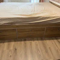 تخت خواب دو‌نفره با تشک رویال نو‌نو