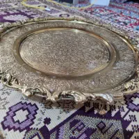 سینی عتیقه برنجی مسی قدمت دار