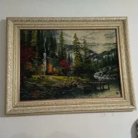 تابلوابریشم دس باف