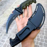 چاقو کلکسیونی کارامبیت رنگ سبز مشکی
