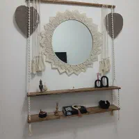 دیوارکوب مکرومه بافی
