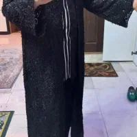 مانتو مجلسی گل برجسته