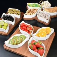 ظرف آجیل و تنقلات سه و چهار و پنج خانه