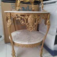 میز خاطره برنزی بزرگ ۶۸ سانتی شیک لاکچری