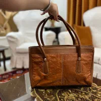 کیف چرم قهوه ای روشن