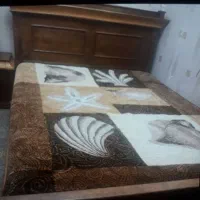تخت دونفره تمام چوب