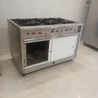 اجاق گاز استیل صنعتی فردار ۶ شعله