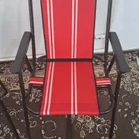 دوعددصندلی فلزی نونو تاشو