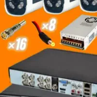سیستم کامل دوربین مداربسته)8عددی آنالوگ ،