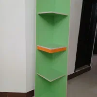 قفسه ۴ طبقه وسایل و کتاب تمام MDF پشت و رو رنگی