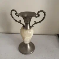 گلدون سنگی مرمر برنج