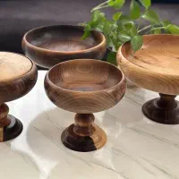 ست ظروف پذیرایی چوبی