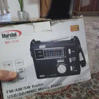 رادیو کوچیک وعالی چراغ قوه داره باطری خور