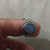 انگشتر نقره عقیق کبود
