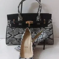 کیف و کفش طرح پوست ماری(چرم مصنوعی)