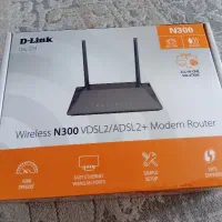 مودم روتر D-Link DSL-224 تمیز و سالم